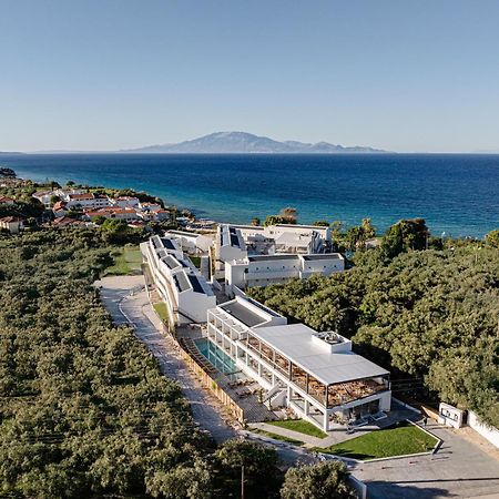 Magique Bleu Suites Tragaki Bagian luar foto